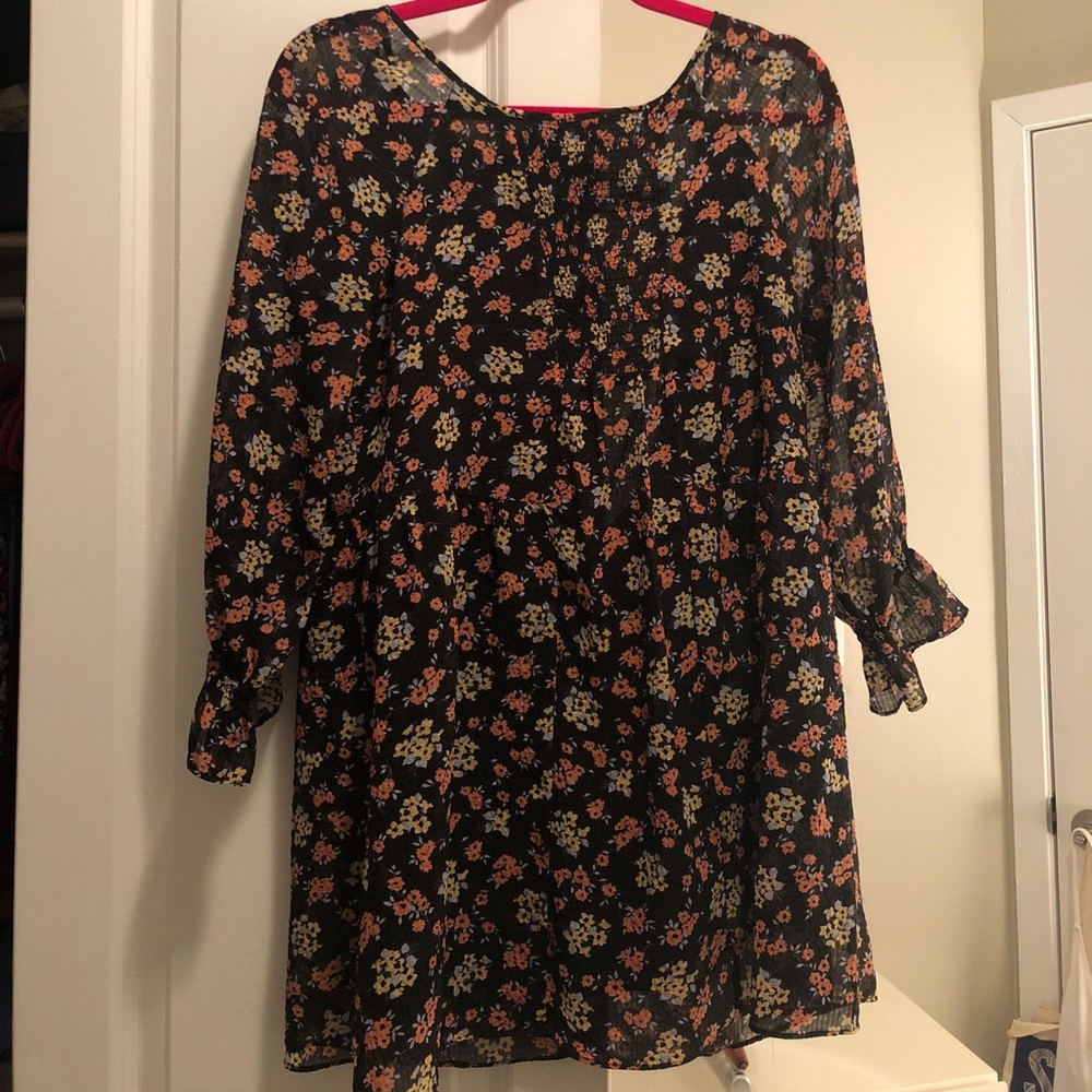 Free People Baby Doll Floral Dress